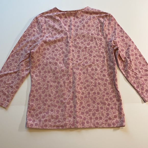 Croft & Barrow Small V-Neck 3/4 Sleeve Tee Shirt Top D4 - Picture 2 of 11